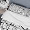 Designart 'Web Pattern' Modern & Contemporary Bedding Set - Duvet Cover & Shams
